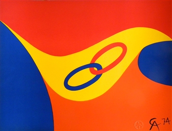 Alexander Calder original lithograph "Friendship"