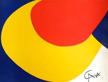 Alexander Calder original lithograph "Convection"