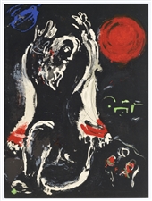 Marc Chagall "Isaiah" original Bible lithograph