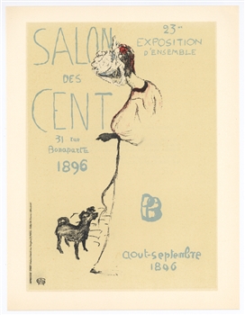 Pierre Bonnard lithograph "Salon des Cent"