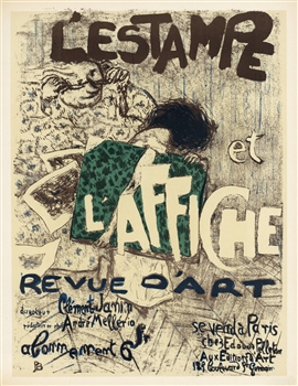 Pierre Bonnard lithograph "L'Estampe et l'Affiche"