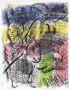 Marc Chagall original lithograph, 1970