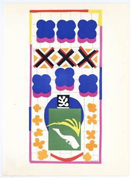 Henri Matisse lithograph "Poissons Chinois"