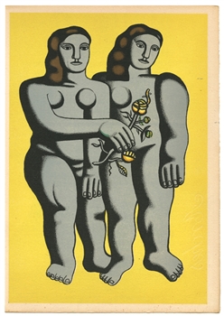 Fernand Leger lithograph "Les deux soeurs" edition of 1000