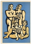 Fernand Leger lithograph "Les trois soeurs"