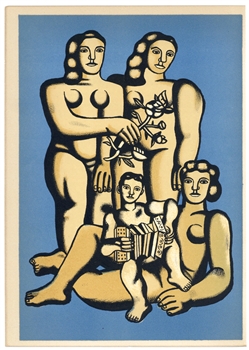 Fernand Leger lithograph "Les trois soeurs" edition of 1000