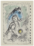 Marc Chagall original lithograph | Homage to Aime Maeght