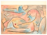 Paul Klee lithograph "L'Hiver" Winter