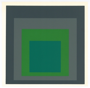 Josef Albers serigraph "Homage to the Square"