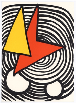 Alexander Calder original lithograph, 1973