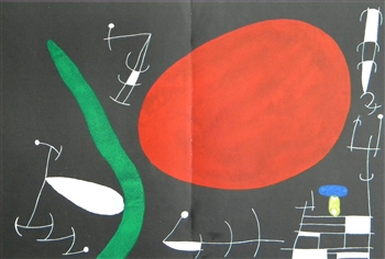 Joan Miro lithograph | L'Oiseau Solaire, L'Oiseau Lunaire, Etincelles