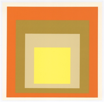 Josef Albers serigraph "Homage to the Square"