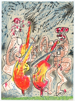 Roberto Sebastian Matta original lithograph, 1979