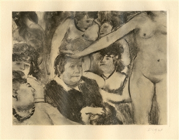 Edgar Degas monotype