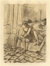 Edgar Degas (Femmes) monotype