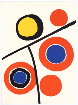 Alexander Calder original lithograph, 1973