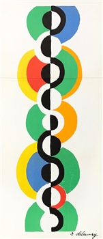 Robert Delaunay lithograph "Rythme sans fin"