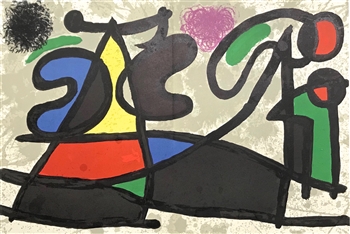 Joan Miro original lithograph, 1970