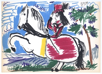 Pablo Picasso lithograph Toros y Toreros