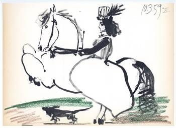 Pablo Picasso lithograph Toros y Toreros