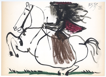 Pablo Picasso lithograph Toros y Toreros