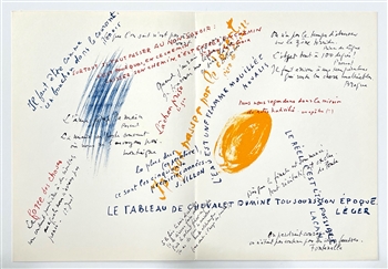 Jean Bazaine original lithograph, 1972