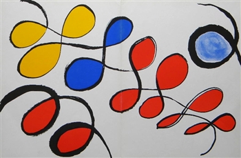 Alexander Calder original lithograph, 1971