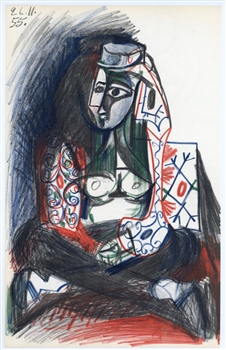 Pablo Picasso lithograph | Carnet Californie