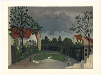 Henri Rousseau lithograph