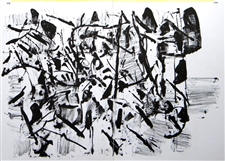 Jean-Paul Riopelle original lithograph, 1964