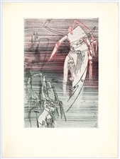 Wifredo Lam original etching