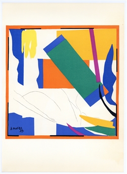 Henri Matisse lithograph "Souvenir d'Oceanie"