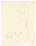 Henri Matisse engraving, 1933 | Poesies de Mallarme