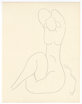 Henri Matisse etching 1933 Poesies de Mallarme