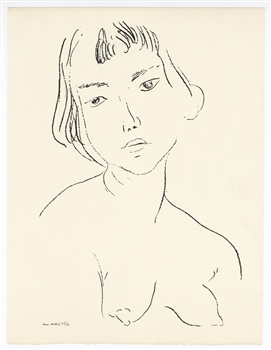 Henri Matisse lithograph, 1933