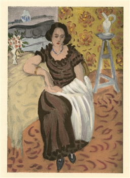 Henri Matisse Femme en robe brune pochoir, L'Art d'Aujourd'hui, Morance 1924
