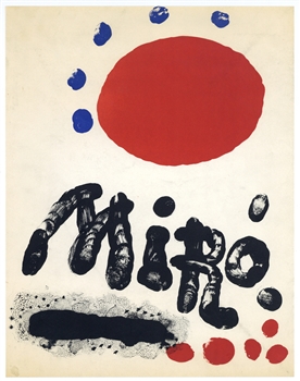 Joan Miro original lithograph, 1953