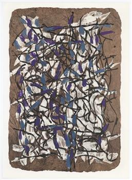 Jean-Paul Riopelle original lithograph, 1966, Derriere le Miroir