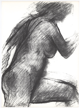 Claude Garache original lithograph, 1982