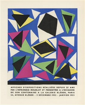 Matisse lithograph poster Mourlot