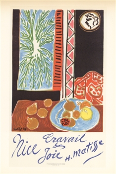 Matisse lithograph poster Mourlot