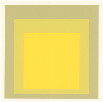 Josef Albers silkscreen, Albers Homage to the Square