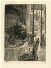 James Tissot original etching