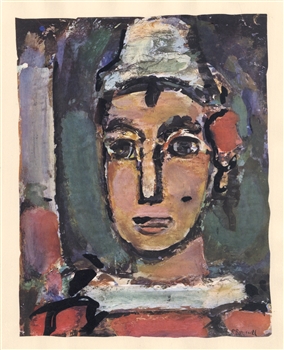 Georges Rouault lithograph "Jentie Bernard"