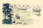 Pierre Bonnard lithograph "Le Canotage"