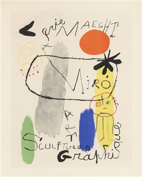 Miro lithograph poster Mourlot