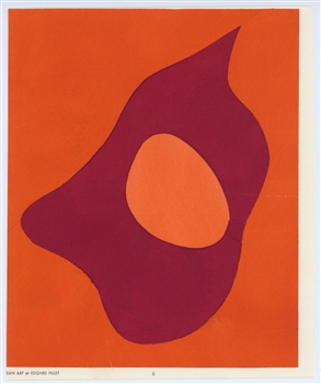 Jean Arp pochoir | Edgard Pillet | Temoignages pour l'art abstrait