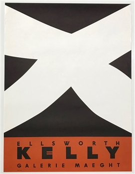 Ellsworth Kelly lithograph poster for the Galerie Maeght