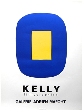 Ellsworth Kelly lithograph poster for the Galerie Maeght