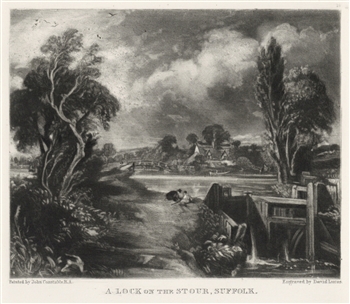 Sir John Constable / David Lucas mezzotint